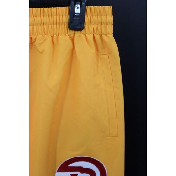 Mitchell & Ness Atlanta Hawks Warm Up Pants Retro Size Large Men Nba - Picture 6 of 10